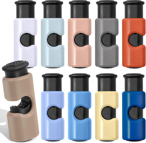 10 Pack Squeeze and Lock Bread Bag Clips, Bread Clips Resuable, Bag Clip for Food Storage, Sturdy Bread Cilp, Heavy Plas