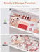 13 PCS Drawer Organizer 5-Size Desk Makeup Drawer Organizer Clear