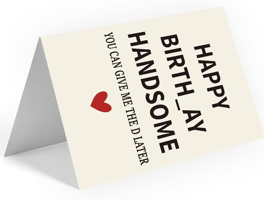 Gifts for Men Him | Funny Birthday Card & Gifts for Men Husband Boyfriend Him, Happy Bday Card