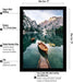 12x18 Picture Frame - Engineered Wood - Black