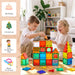 Magnetic Tiles, 110PCS Magnet Building Blocks STEM Toy for Kids