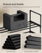 Shoe Rack, 3-Tier Shoe Organizer, Metal Storage Shelf