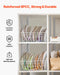 Six-Pack Adjustable Steel Shelf Tracks