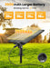 108FT 52LED Solar String Lights Outdoor with Remote & USB Port