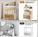 Arcylic 5-Tier Makeup & Skincare Organizer for Vanity, Bath