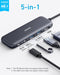 USB C Hub, 5-in-1 USBC to HDMI Splitter with 4K Display
