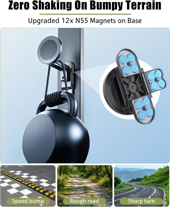 Magnetic Golf Cart Phone Holder, Golf Accessories Gifts for Men Dad