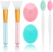 Silicone Face Scrubber Kit: Exfoliator Blackhead Skin Care Tool