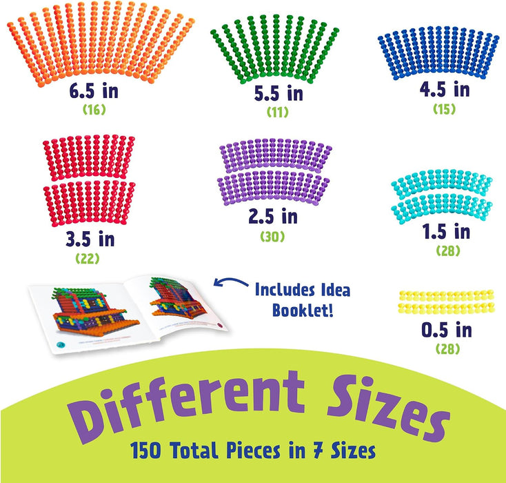 Playstix Construction Toy Set, 150 Piece Kit