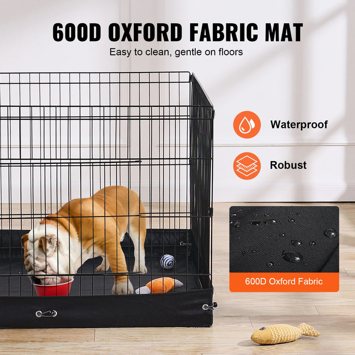 36-Inch Four-Panel Foldable Dog Playpen