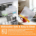 10 Pack Reusable Gallon Freezer Bags Dishwasher Safe, Extra Thick Reusable Plastic Bags BPA Free, Leak Proof Food Storage Bags with 3 Sizes for Meat, Travel - 2 Gallon 4 Sandwich 4 Snack