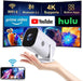 Mini Projector with Wifi and Bluetooth, Built-in Apps,Movie Projector