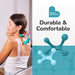 2-Pack Handheld Full Body Massager, 4-Leg Pressure Point Tool for Back, Neck, and Shoulder, Includes 1 Large and 1 Small