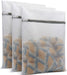 3Pcs Durable Honeycomb Mesh Laundry Bags for Delicates 12x16 Inches