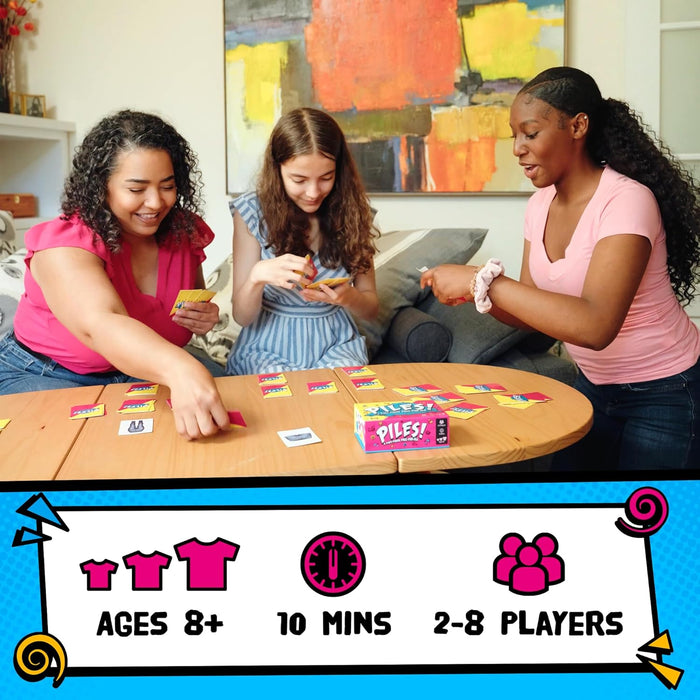 Piles – Card Games – for Kids 8 and Up – Family Game Night