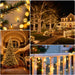 Christmas Lights Battery Operated, 50LED 16ft (1 Pack, Warm White)