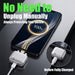 KUWAJIA 140W AI Smart Recognition Auto-Unplugger, Physical Disconnect Battery Guard, Auto-Eject on Full Charge, Fast Charging Adapter for Iphone, Android, Earphones