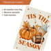Fall Decorations Garden Flag 12x18 Inch for Outside Double Sided Weather & Fade Resistant Pumpkin Yard Flags Outdoor Tha