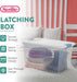Latching Box with Lids for Home and Office, 64 Quart, 4-Pack