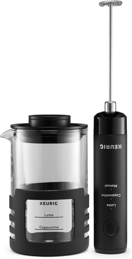 SimpleCafe Frother, Rechargeable Handheld Milk Frother for Lattes, Cappuccinos & Iced Coffee, USB Cord Included, Microwa