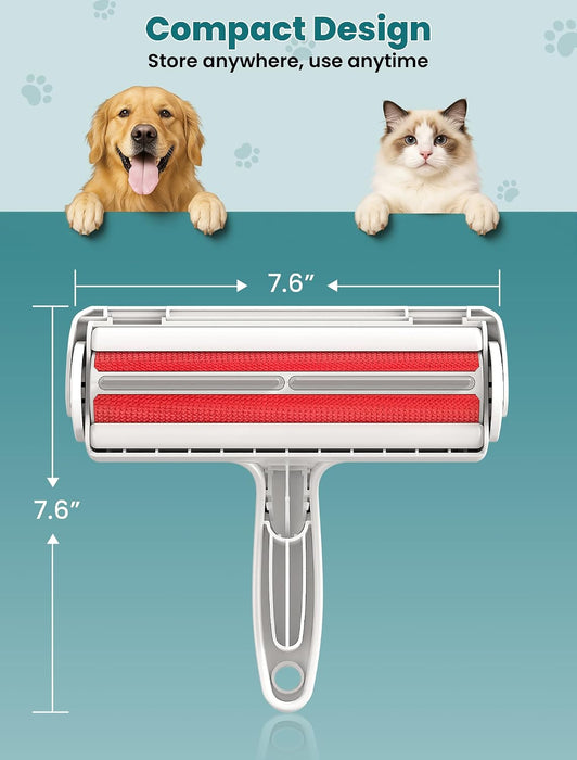 Pet Hair Remover Roller, Reusable Lint Roller for Dog and Cat Hair
