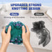 Loofah Sponge 75g/Piece, Exfoliating Bath Sponge Body Scrubber - Loofa Set of 4 Flower Color (Large, Green-Purple)