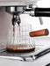 Espresso Cups 6OZ, Espresso Accessories, Expresso Shots Cup, Espresso Shot Glass with V-Shaped Mouth, Ribbed Milk Frothi