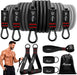 Resistance Bands with Handles, 150 lb Exercise Bands for Home Workout