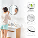 20-Inch Round Metal Wall Mirror