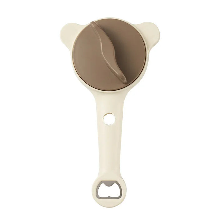 Multifunctional Jar Opener New 4-In-1 Jar Opener Adjustable Lid Remover Ergonomic Jar Lid Gripper for Various Container Sizes