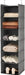 6 Tier Hanging Closet Organizer with 2 Sturdy Hooks, Grey