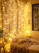 300 LED Fairy Curtain Lights, 9.8ft x 9.8ft Curtain String Lights