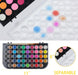 48 Colors Watercolor Paint Set, 3 Brushes