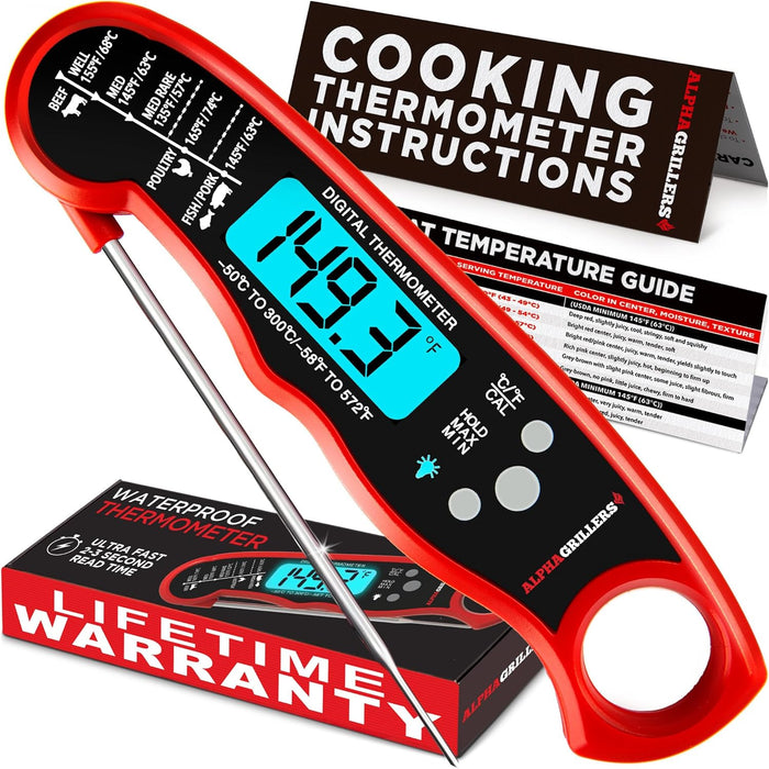 Instant Read Meat Thermometer Digital, Cooking, Food, Grill