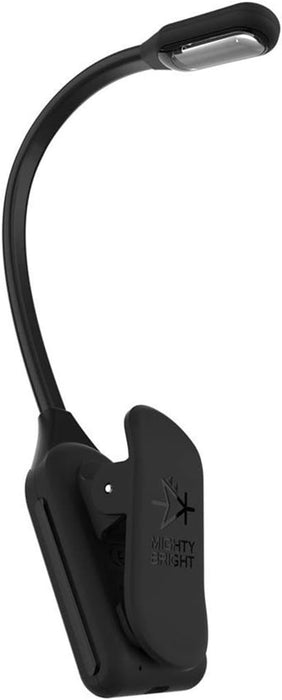 The Original WonderFlex Rechargeable Book Light, 20 Lumens of Warm Eye-Care Light, 3 Brightness Levels, 45 Hours of Battery Life, Durable, Flexible (Black)