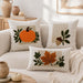 Cozy Fall 3D Acorn Embroidered Throw Pillow Cover 18x18, 1Piece