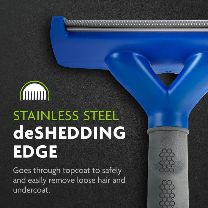 Large Dog Undercoat deShedding Tool for Long Hair