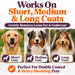 Dog Brush for Shedding | Patented Deshedding Dog Brush | Pet Hair Remover for Short, Medium & Long Coats | Made in USA | 5 Inch