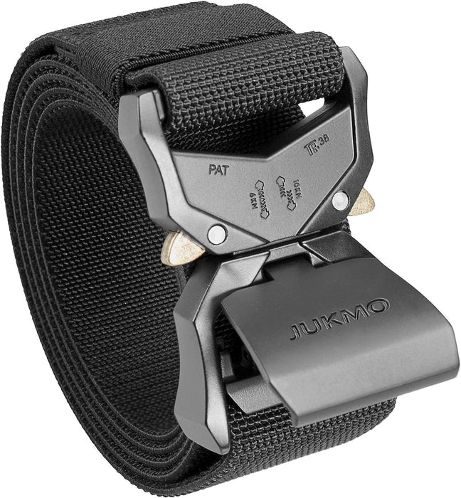 Tactical Belt, Military Hiking Rigger 1.5" Nylon Web Work Belt