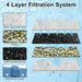10 Pack Filter Cartridge for Whisper Bio-Bag Filters, Large Aquarium Replacement Filter Cartridges for Whisper Filters 2
