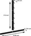 LAT Pull Down Bar Storage Rack Wall Mount, Home Gym Organization