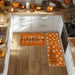Orange Hello Pumpkin Fall Kitchen Mats Set of 2 - 17x29+17x47"