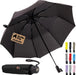 Compact Travel Size Umbrella for Rain, Sleek Design, Black