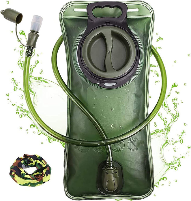 Hydration Bladder, 1.5-2-3L Water Bladder for Hiking Backpack, BPA-Free Leak Proof Water Reservoir Storage Bag, Water Po
