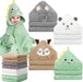 12 PCS Baby Bath Towels Set for Infants Toddlers Essentials