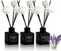 Reed Diffuser Set of 3,Lavender Scented Oil Diffuser with 15 Sticks,(50ml) x 3 Home Fragrance Reed Diffuser for Home Living Room Bedroom Bathroom Air Freshener