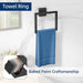 Bathroom Hardware Accessories Set, 5-Piece 16In Black Wall Mounted