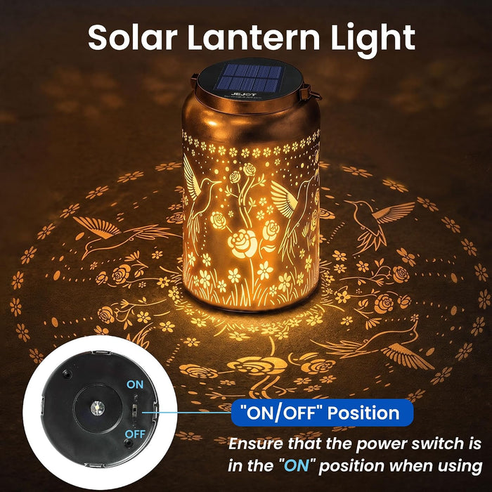 Hummingbird Solar Lanterns Outdoor Waterproof,Birthday Gift for Women