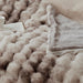Soft Bubble Faux Fur Throw Blanket, 50"x60", Tie-dye Brown