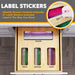 Bag Storage Organizer for Kitchen Drawer, Bamboo Organizer, Compatible with Gallon, Quart, Sandwich and Snack Variety Si